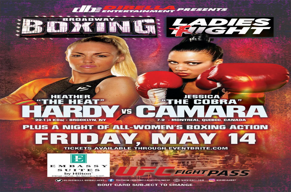 BROADWAY BOXING PRESENTS: LADIES FIGHT RESCHEDULED FOR FRIDAY, MAY 14, 2021 LIVE ON UFC FIGHT PASS
