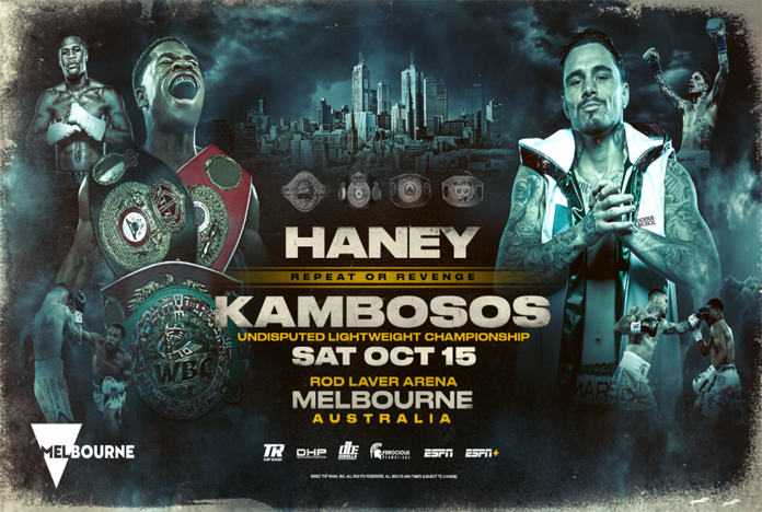 Undisputed Lightweight Champion Devin “The Dream” Haney to Defend Crown in Rematch Versus Former Champion “Ferocious” George Kambosos Jr. at Rod Laver Arena in Melbourne, Australia