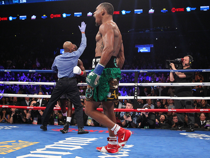 DANIEL JACOBS KNOCKS OUT PETER QUILLIN IN ALL-BROOKLYN MIDDLEWEIGHT SHOWDOWN SATURDAY NIGHT ON SHOWTIME® FROM BARCLAYS CENTER