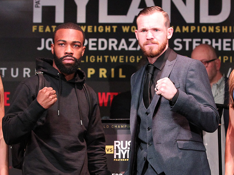 WBC FEATHERWEIGHT CHAMPION GARY RUSSELL JR. DEFENDS AGAINST IRELAND’S PATRICK HYLAND IN MAIN EVENT OF SHOWTIME CHAMPIONSHIP BOXING® DOUBLEHEADER ON SATURDAY, APRIL 16 FROM FOXWOODS RESORT CASINO IN MASHANTUCKET, CT