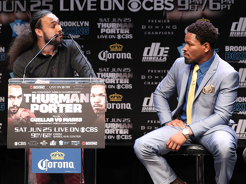 Keith Thurman To Defend Welterweight Title Against Shawn Porter On Saturday, June 25 At Barclays Center In Brooklyn – Tickets On Sale Thursday!‏
