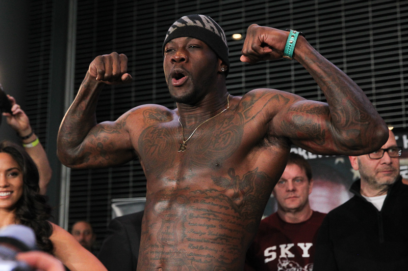 Deontay Wilder vs. Chris Arreola Official Weights & Weigh-In Photos