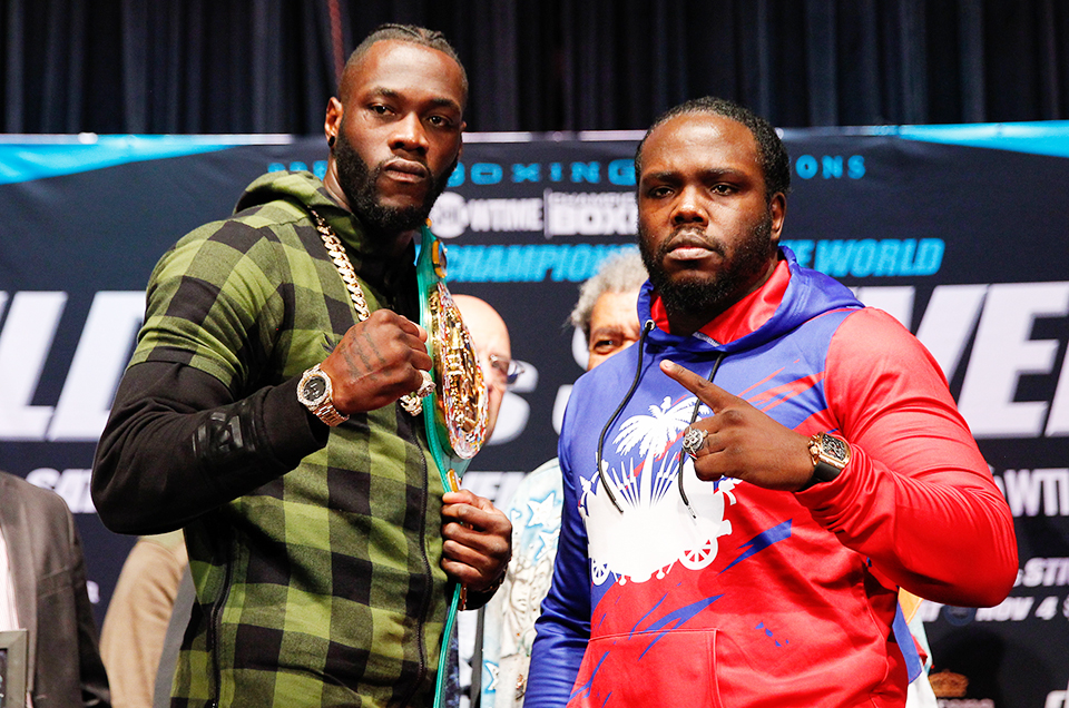 Deontay Wilder vs. Bermane Stiverne Final Press Conference Quotes & Photos