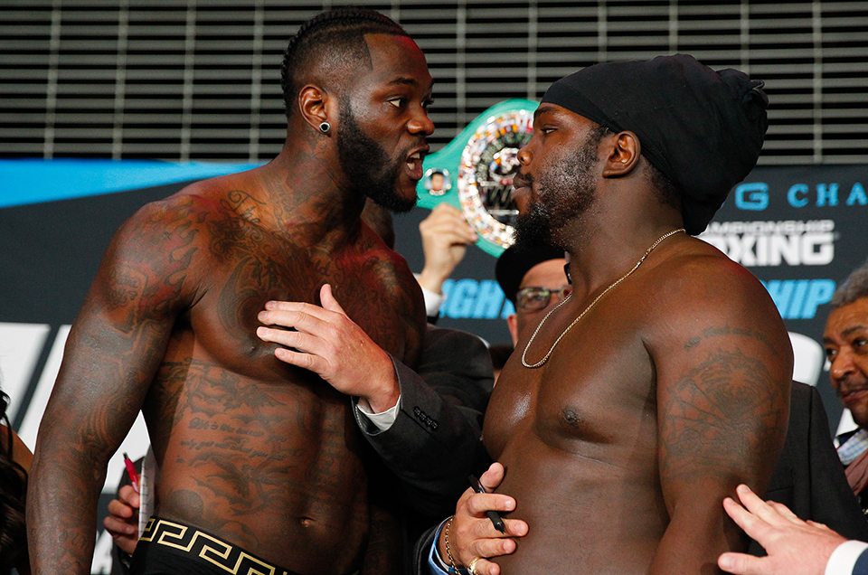 Deontay Wilder vs. Bermane Stiverne Official Weights & Weigh-In Photos
