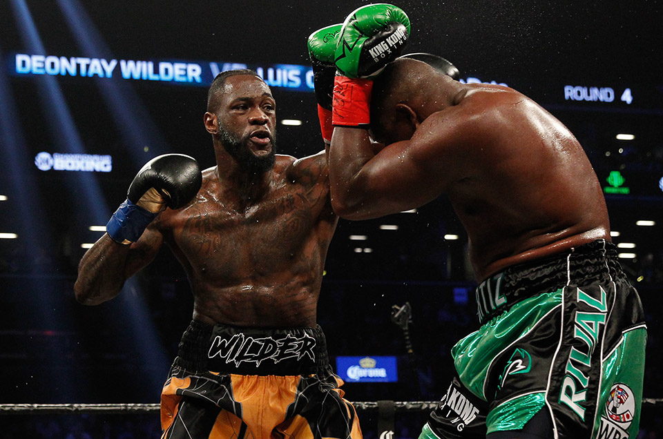 DEONTAY WILDER RETAINS WBC HEAVYWEIGHT TITLE WITH THRILLING 10 TH ROUND TECHNICAL KNOCKOUT OF LUIS ORTIZ