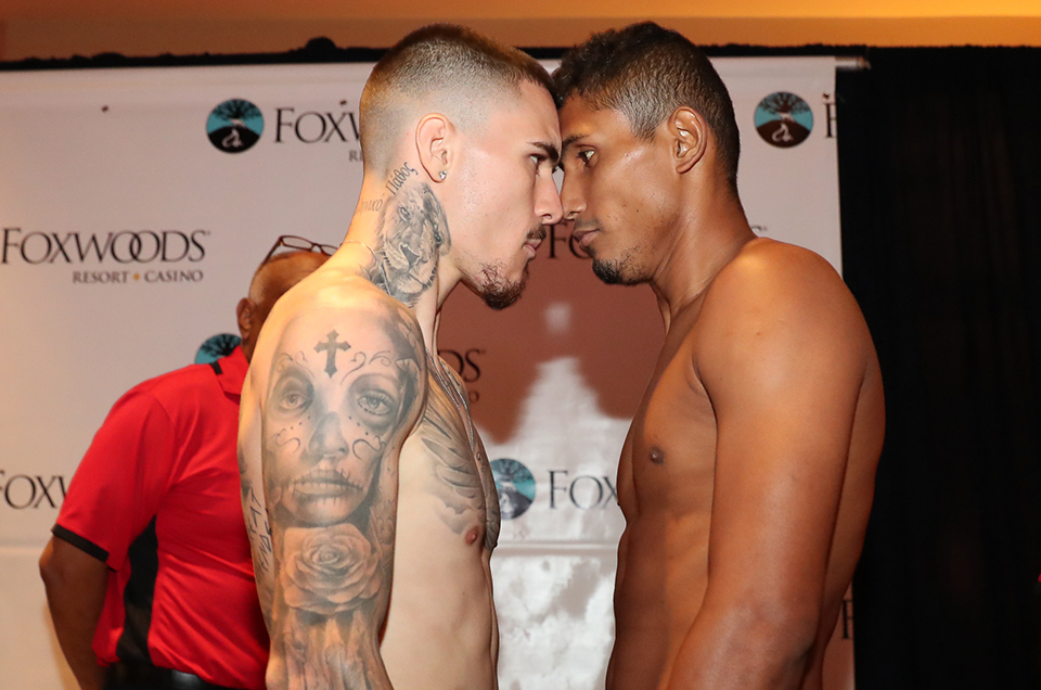 WEIGH-IN RESULTS FOR TOMORROW’S  BROADWAY BOXING CARD
