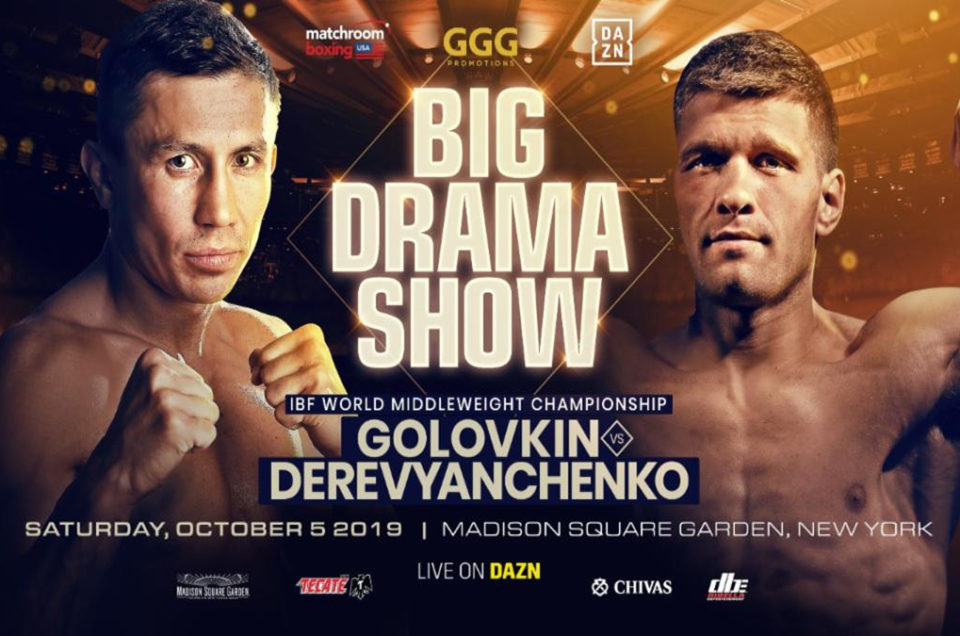 GOLOVKIN AND DEREVYANCHENKO CLASH FOR IBF CROWN IN NEW YORK