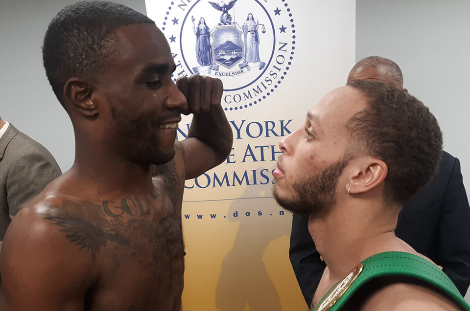 WEIGH-IN RESULTS FOR TOMORROW’S BROADWAY BOXING CARD