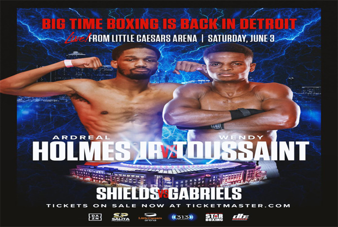 ARDREAL “BOSSMAN” HOLMES JR. FIGHTS FOR VACANT USBA JUNIOR MIDDLEWEIGHT TITLE TONIGHT ON DAZN
